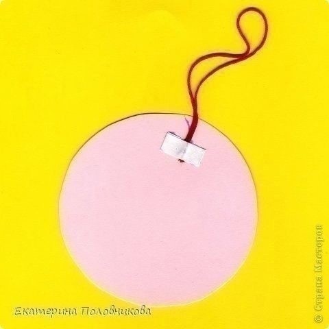 Круглые подвески на елочку