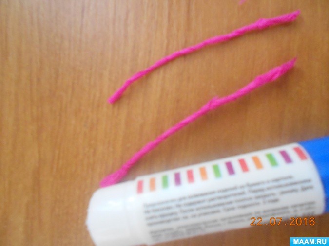 Летний букетик с цветами из жгутиков