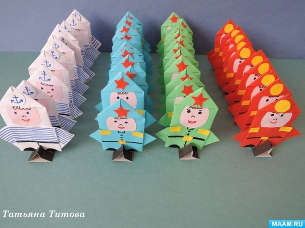 ​Содатики-оригами