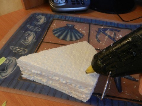 Имитация красивого куска пирога