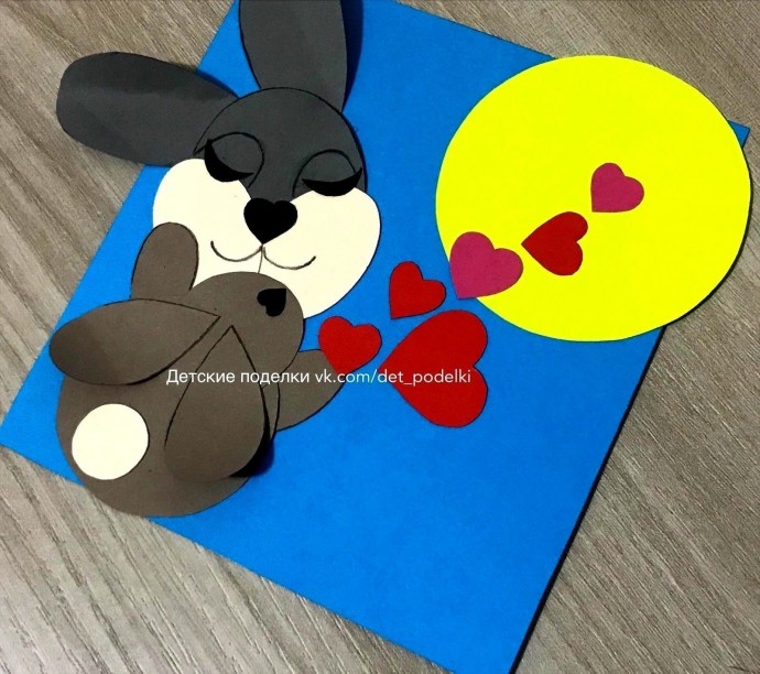 ​Открытка для детей "До Луны и обратно"