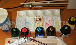 Холодный батик "Подводное царство": мастер-класс