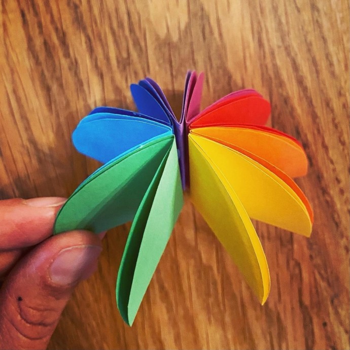 Разноцветный зонтик