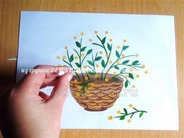 Рисование ватными палочками Рисование ватными палочками