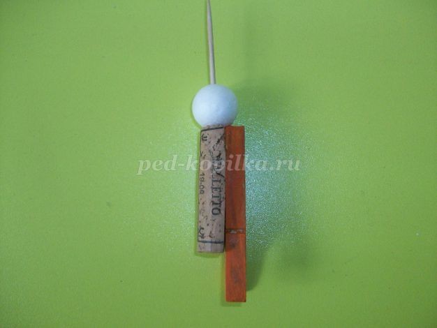 Настольная композиция из природного материала детскими руками: мастер-класс, часть 3