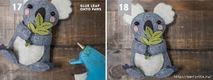 Коала из фетра Коала из фетра