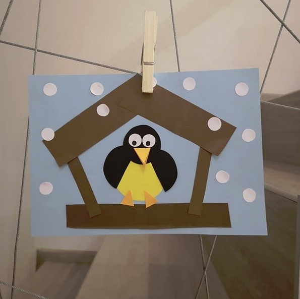 Птичка в домике