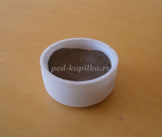 ​Кактус из бумажных полосок: часть 3