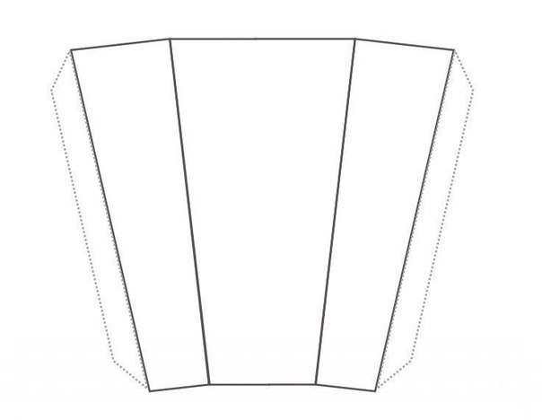 Открытка "Объемная ваза с цветами"