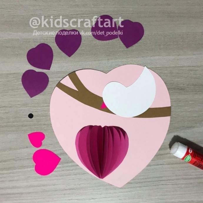 Сердечная птичка