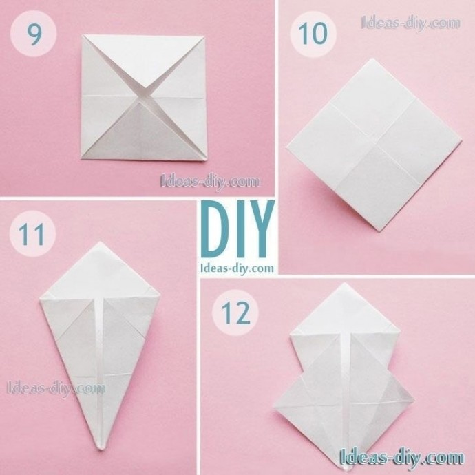 ​Снежинки-оригами