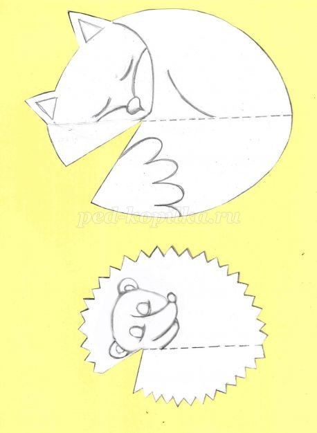 ​Животные из бумаги: часть 1