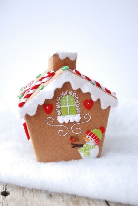 Сказочные домики из фетра