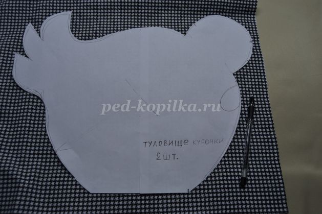 ​Курочка из ткани: мастер-класс, часть 1