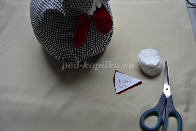 Курочка из ткани: мастер-класс, часть 3 Курочка из ткани: мастер-класс, часть 3