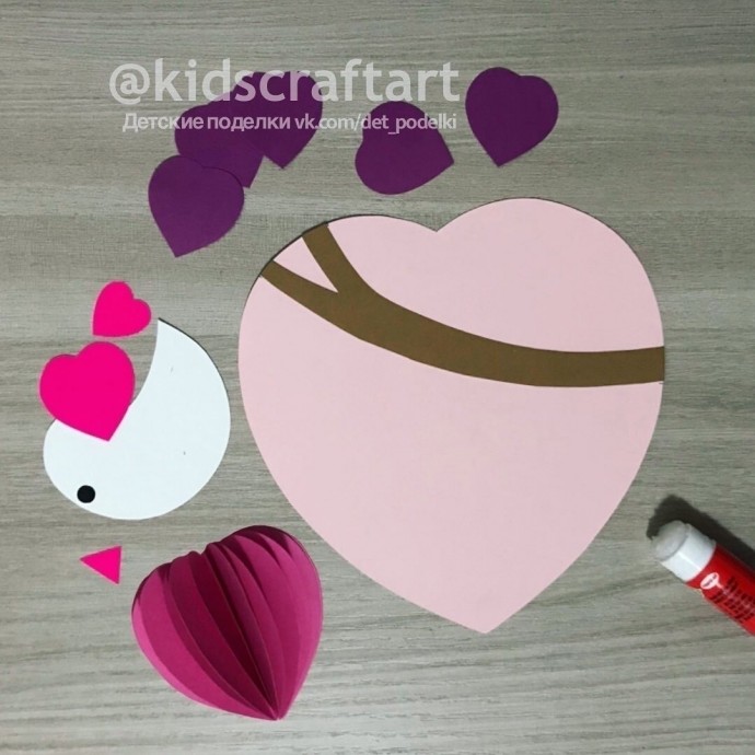 Сердечная птичка