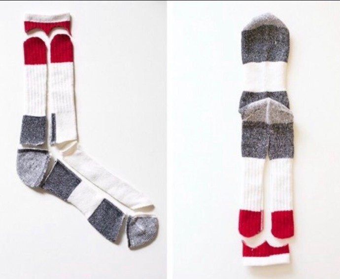 Делаем котика из носка Делаем котика из носка