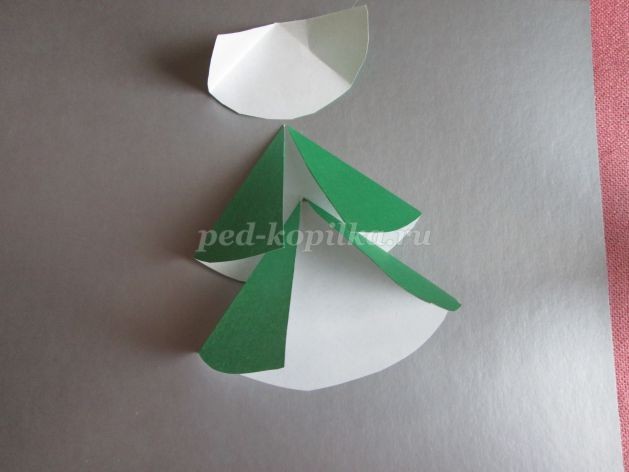 Аппликация из кругов: часть 1