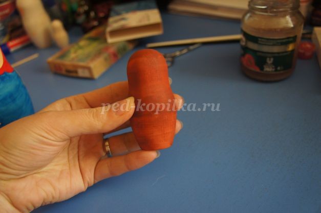 Роспись матрешек по сказке "Репка": мастер-класс, часть 4