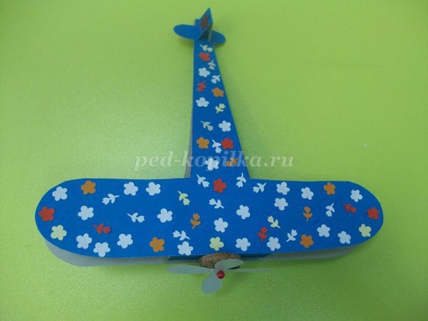 Самолет из картона: мастер-класс, часть 4