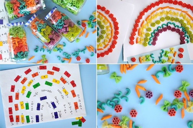 Поделки из круп и макарон