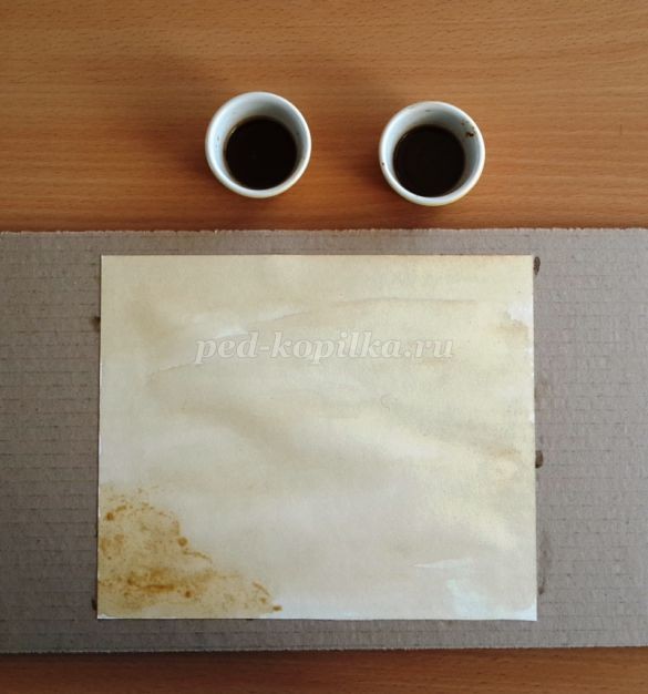 Горный пейзаж в технике гризайль: часть 1