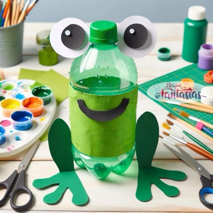 Интересные зверушки из пластиковых бутылок