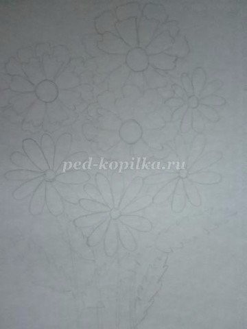 ​Яркий букет из пластилина