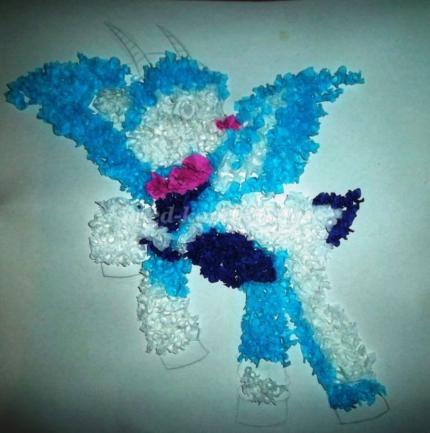 Коза в технике торцевания: часть 2