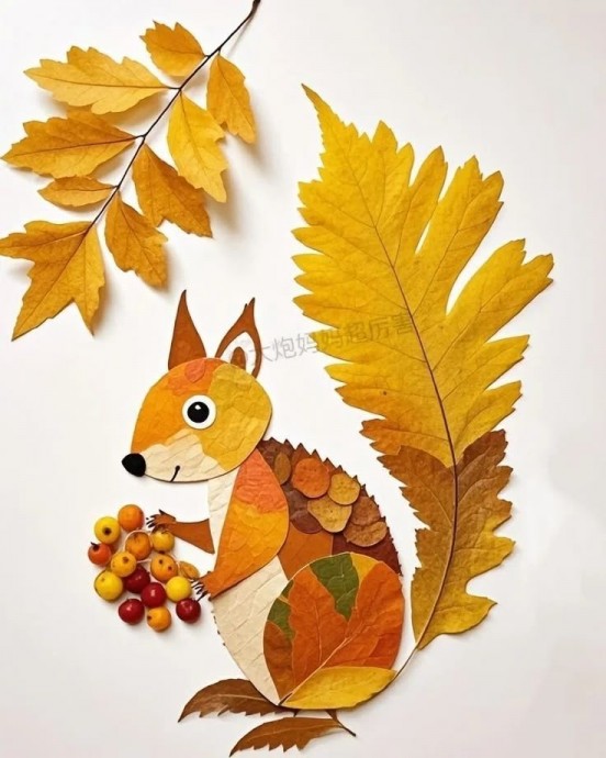 Осенние аппликации из листьев