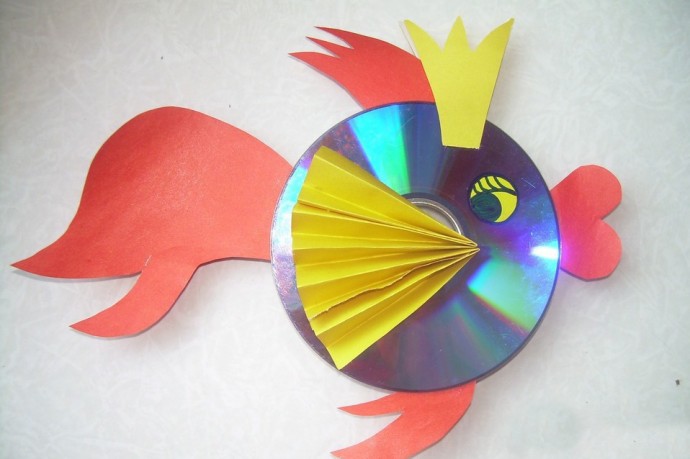 Поделки из CD-дисков Поделки из CD-дисков