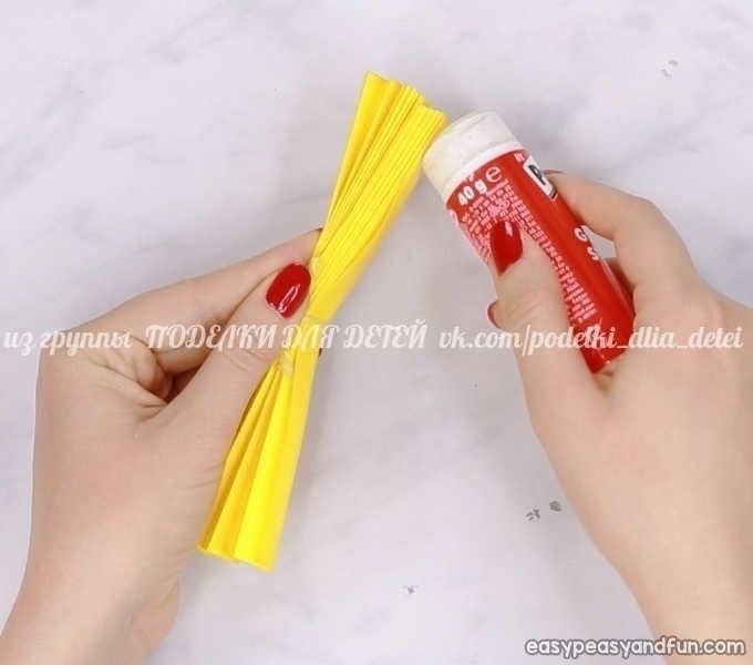 Птенчики из цветной бумаги