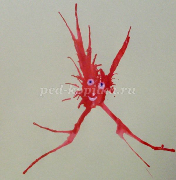 Рисование в технике "Кляксография"