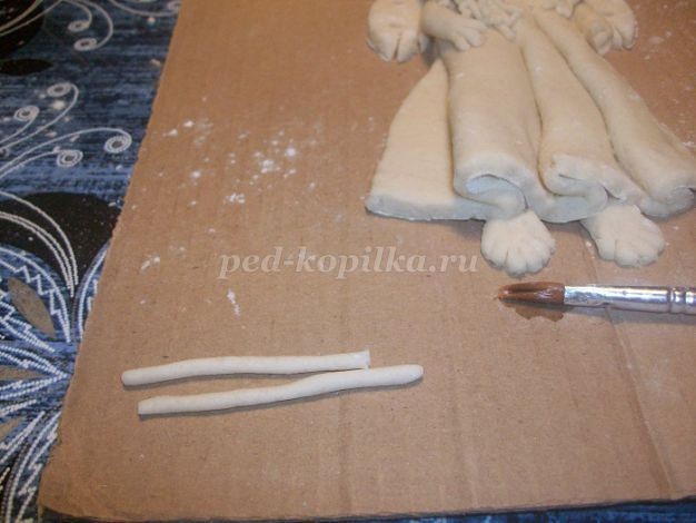 Нежный ангел из солёного теста детскими руками: мастер-класс, часть 2 Нежный ангел из солёного теста детскими руками: мастер-класс, часть 2