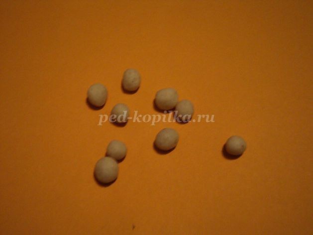 Лепка из солёного теста "Дары лета": часть 3