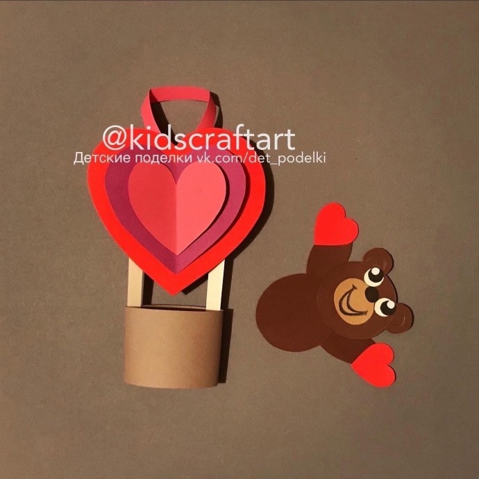 Мишка на воздушном шаре