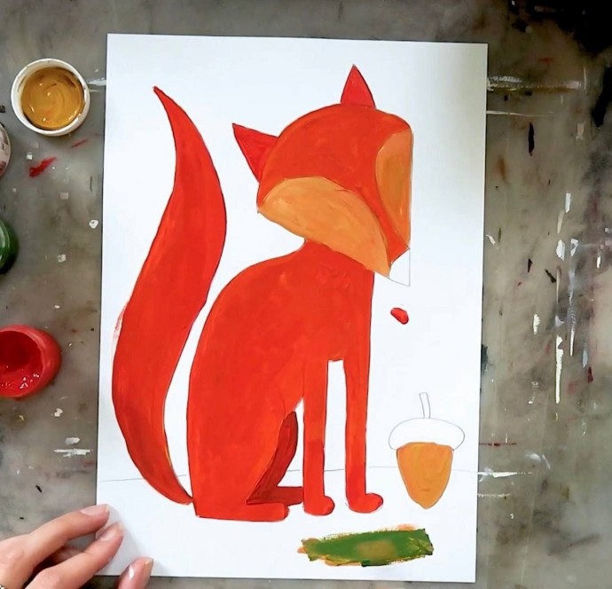 Осенняя лисичка Осенняя лисичка