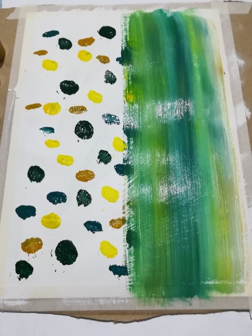 Рисуем одуванчики