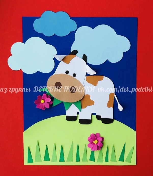 Коровка на лугу Коровка на лугу