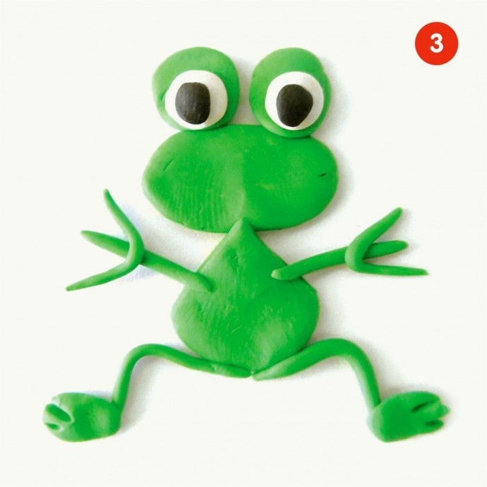 Лягушонок из пластилина Лягушонок из пластилина