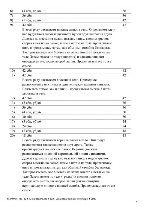 ​Плюшевый зайка Пухляш