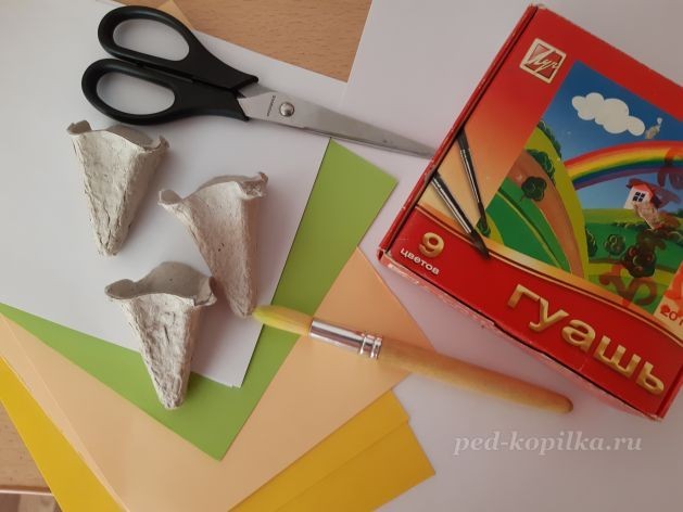 Поделка "Мороженое" из бумаги Поделка "Мороженое" из бумаги