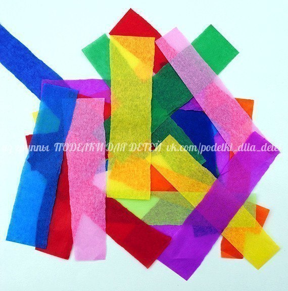 Поделки для детей: бабочка-витраж Поделки для детей: бабочка-витраж