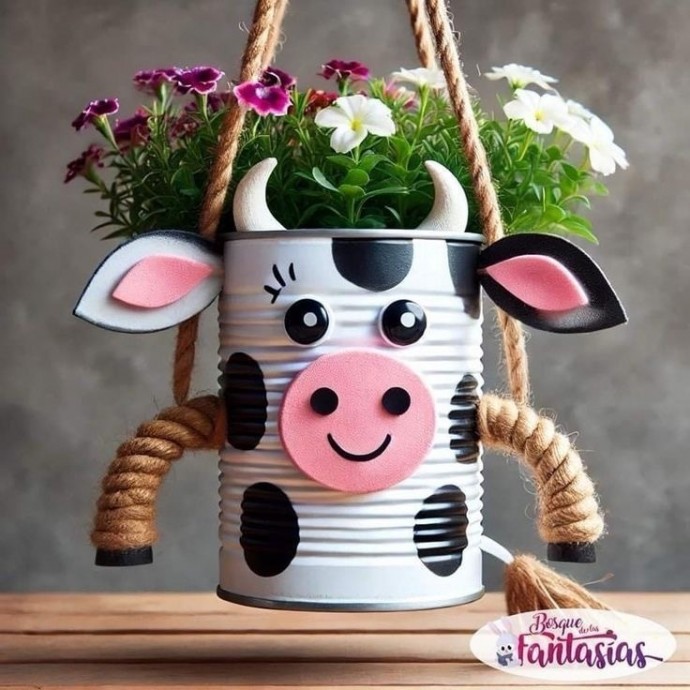 Поделки на основе банок-жестянок