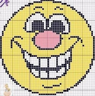 Вышитые смайлики Вышитые смайлики