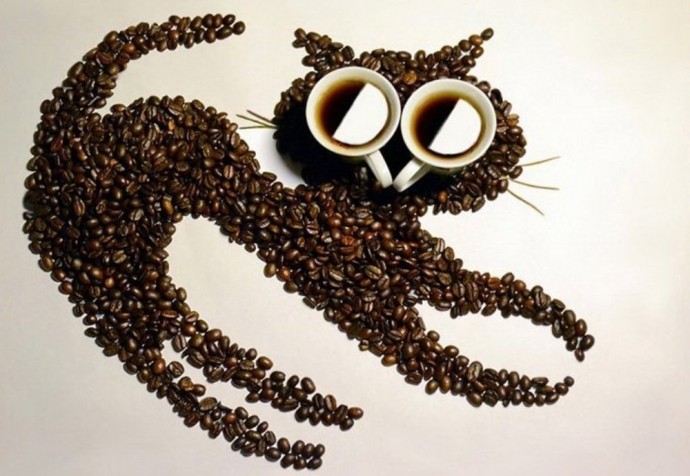 Аппликации из кофейных зерен: идеи