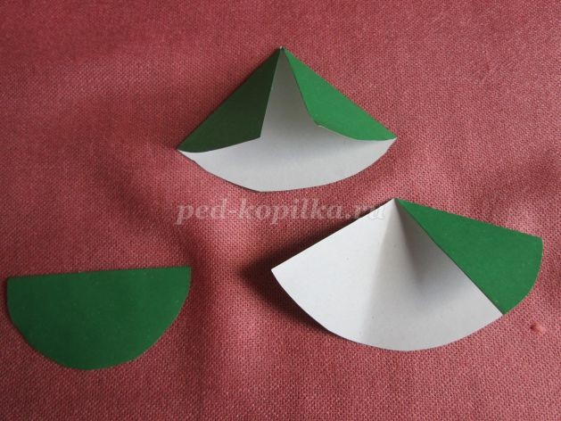 Аппликация из кругов: часть 1