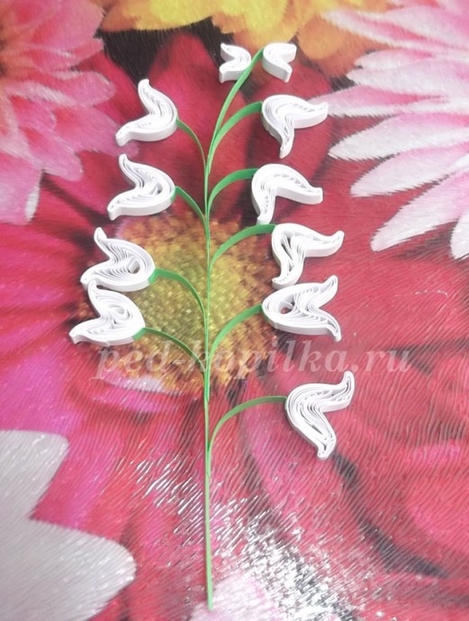 Ландыши в технике квиллинга Ландыши в технике квиллинга