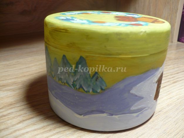 Роспись банки гуашью: часть 3