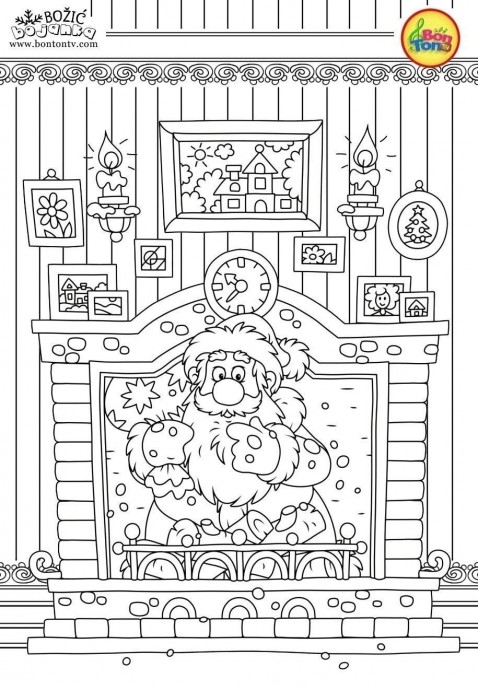 Новогодние раскраски для детей Новогодние раскраски для детей